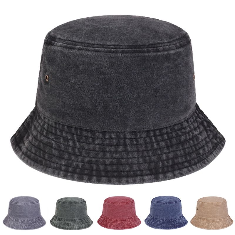 Cappelli da pescatore unisex con personalità lavata, leggeri e in saldo, cappelli da pescatore, cappelli casual da esterno, con protezione solare_voghion.com