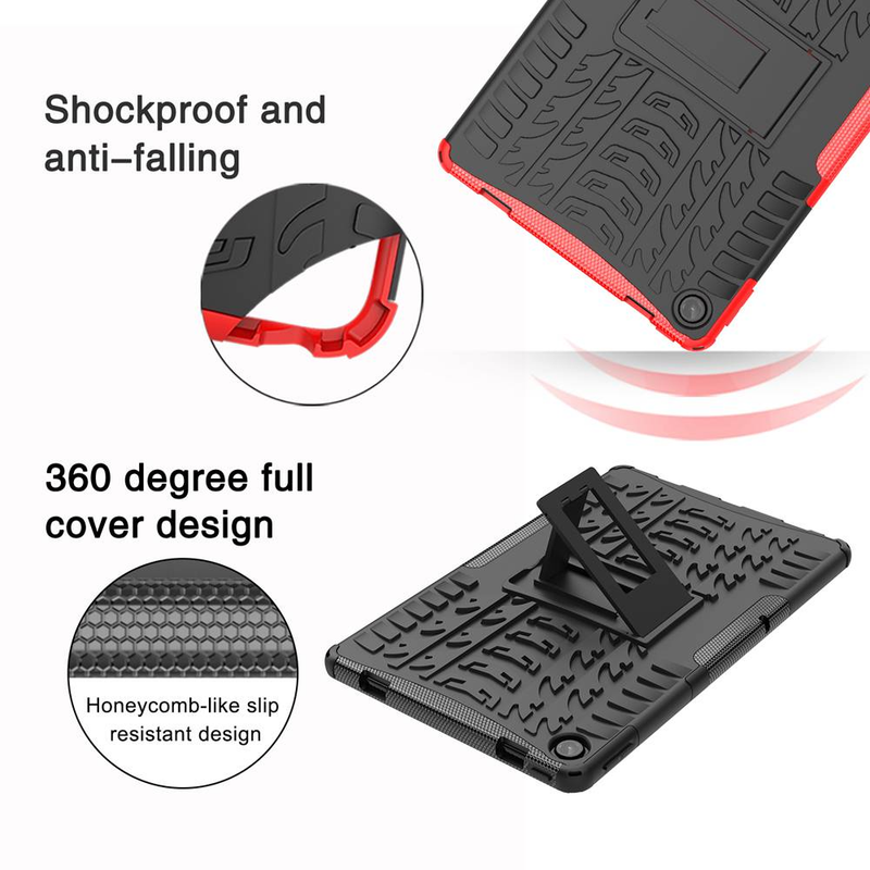 For Lenovo M10 Plus 3rd generation 10.6" TB128FU/TB128XU TB125FU armor case TPU+PC Cover coque for Xiaoxin Pad 2022 10.6 inch_voghion.com