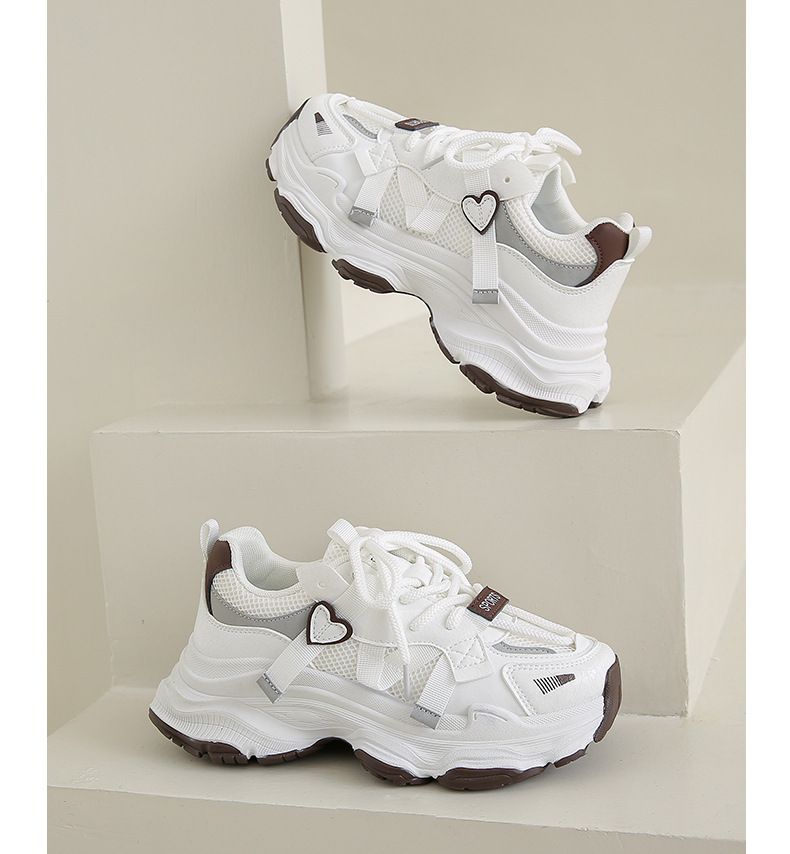 Women's Chunky Dad Shoes - Platform Sneakers For Running & Casual Wear, Thick Sole Comfortable Walking Shoes_voghion.com