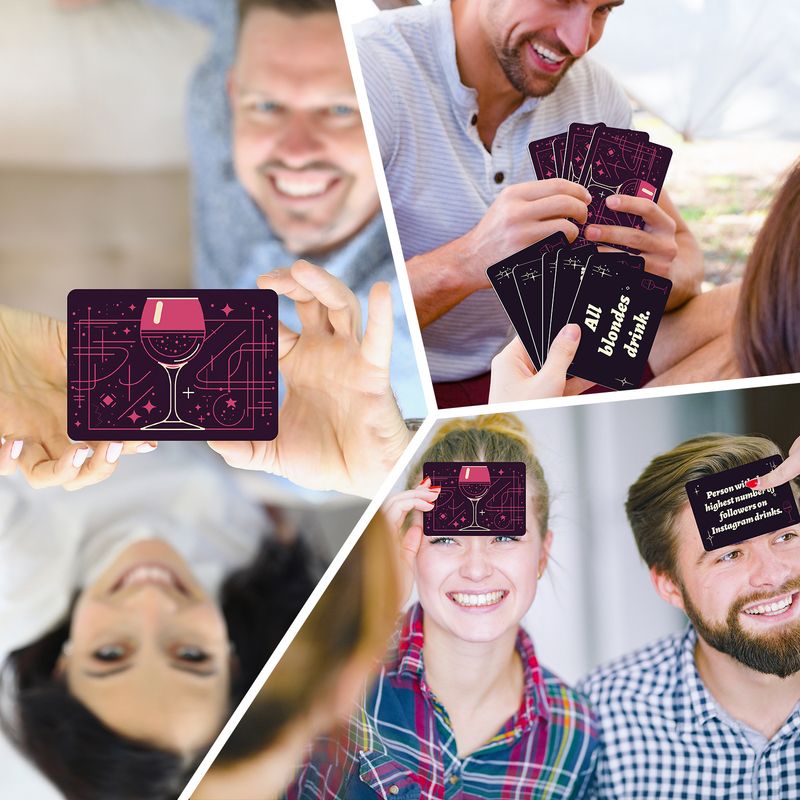 Puzzles & Games team dinner party group building board game cards English adult wine table game cards_voghion.com