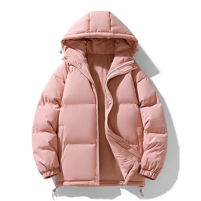 Chaqueta acolchada gruesa y cálida de algodón con capucha holgada y moderna para hombre para invierno_voghion.com