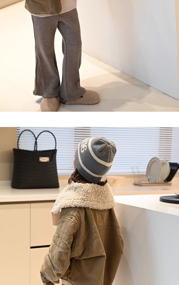 Giacca in denim per bambini con fodera in cotone – Elegante cappotto autunnale e invernale per ragazzi e ragazze (120-170 cm, marrone)_voghion.com