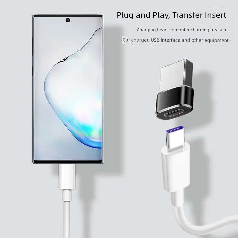 Nepobjediva kvaliteta USB kabela Type-C ženski-muški PD adapter za mobilni telefon koji se montira na vozilo 13pro Data 12max glava za brzo punjenje_voghion.com