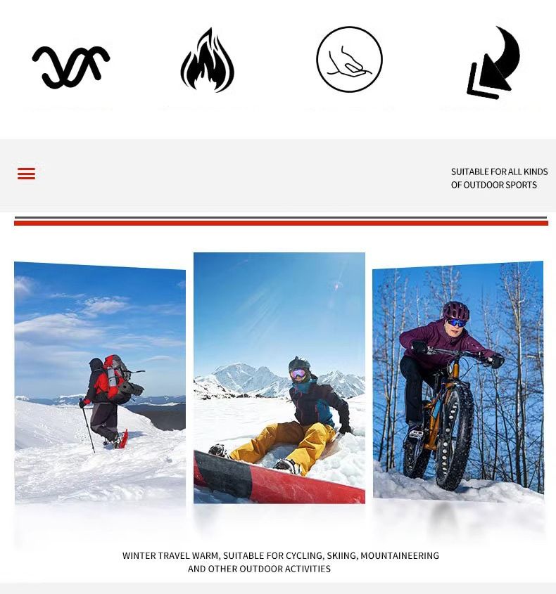 Maschera invernale da sci e ciclismo in pile spesso, scaldacollo, protezione, cappello caldo antivento, copricapo, visiera_voghion.com