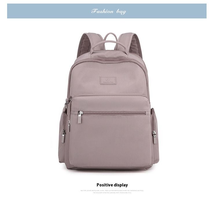 Backpack for Men and Women with Large Capacity Anti Splash Nylon Backpack for Travel Leisure and Fashion Can Be Fitted with A Suitcase Backpack_voghion.com