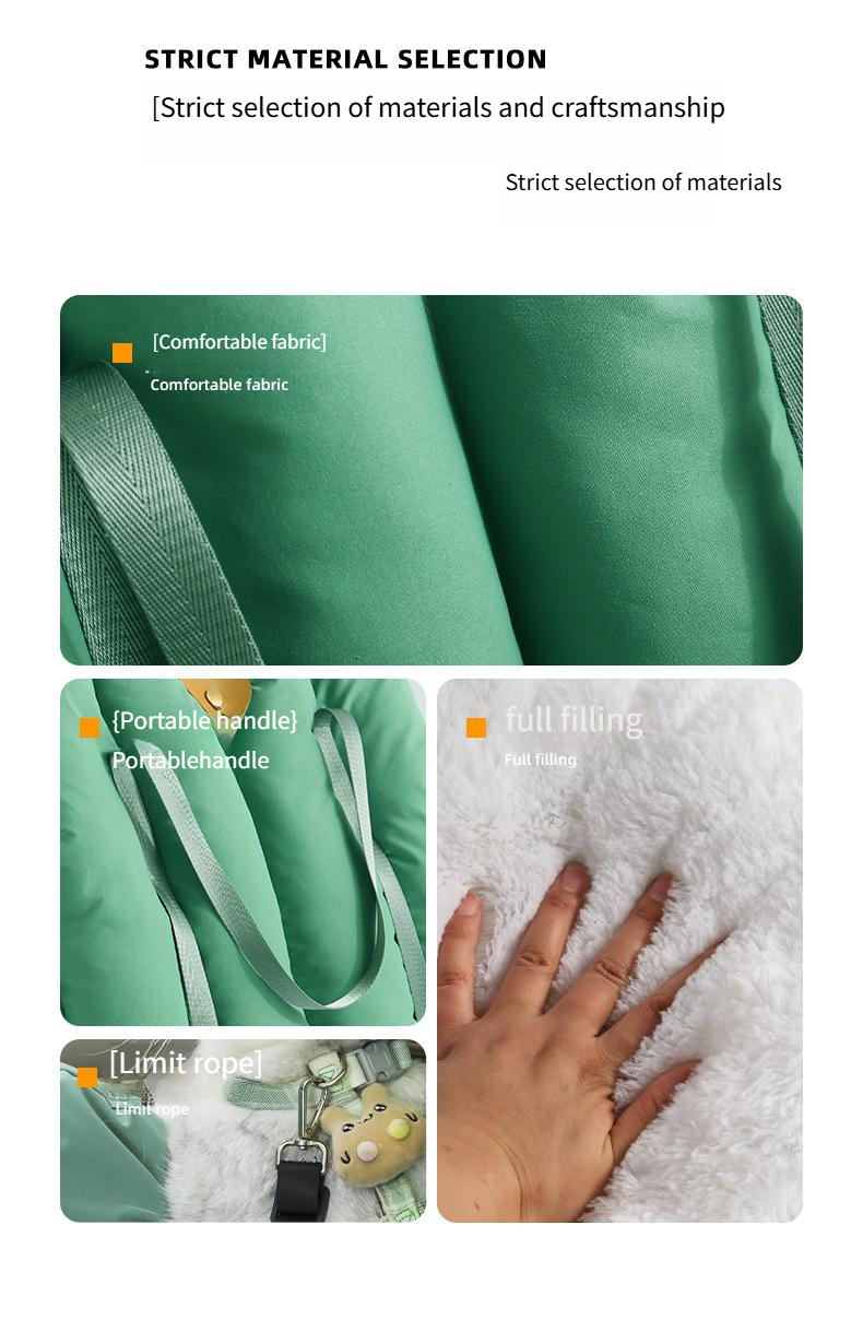 Lettiera per gatti portatile da viaggio, universale, per tutte le stagioni, antivento e calda, integrata, per auto e uscite._voghion.com