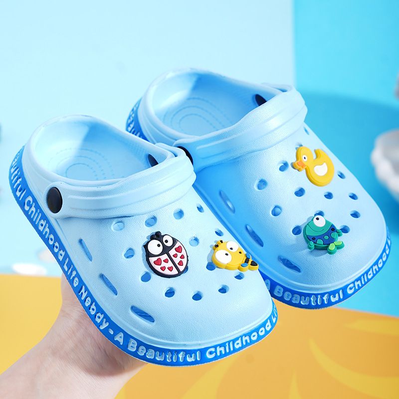 Children's Sandals Slippers, Girls, Summer, Small Medium-sized Children, Babies, Indoor Soft Soles, Anti Slip Cartoon_voghion.com