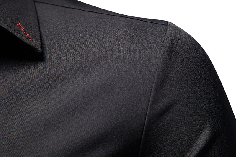 Abbigliamento da uomo Camicie a maniche lungheCamicie casual da ragazzo con risvolto slim fit color-block_voghion.com