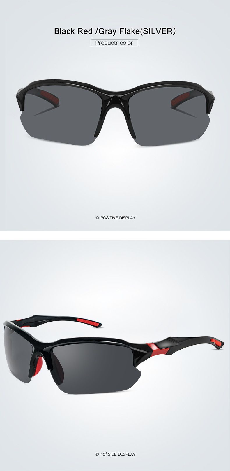 Neue polarisierte Sonnenbrillen für den Außenbereich zum Radfahren für Männer und Frauen mit Nachtsicht, Fahrradfahren, Sportbrille, bunt, Halbrahmen_voghion.com
