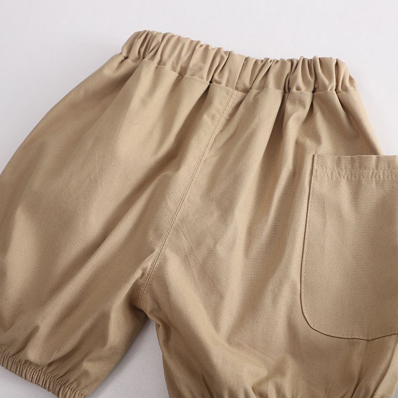 Été Nouveau 2024 Camouflage Chapeau Manches Courtes 0-5 ans Garçon Deux Pièces Ensemble Enfants Vêtements D'été_voghion.com