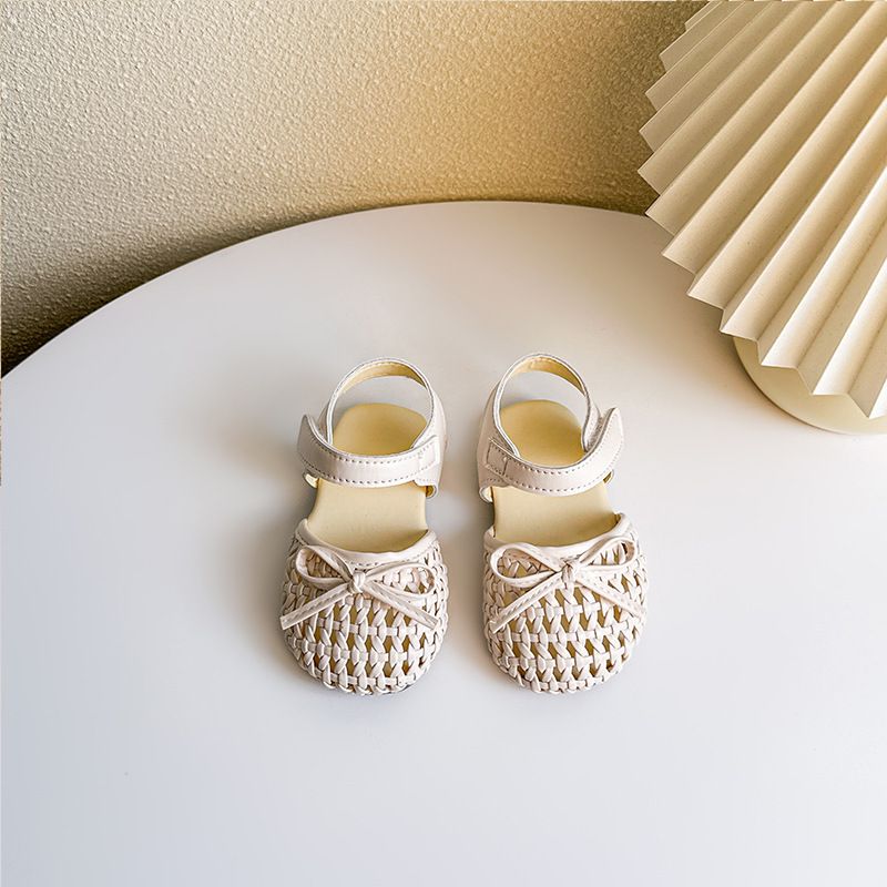 Sandali per bambine, scarpe da bambina con suola morbida, scarpe estive chiuse per bambine_voghion.com