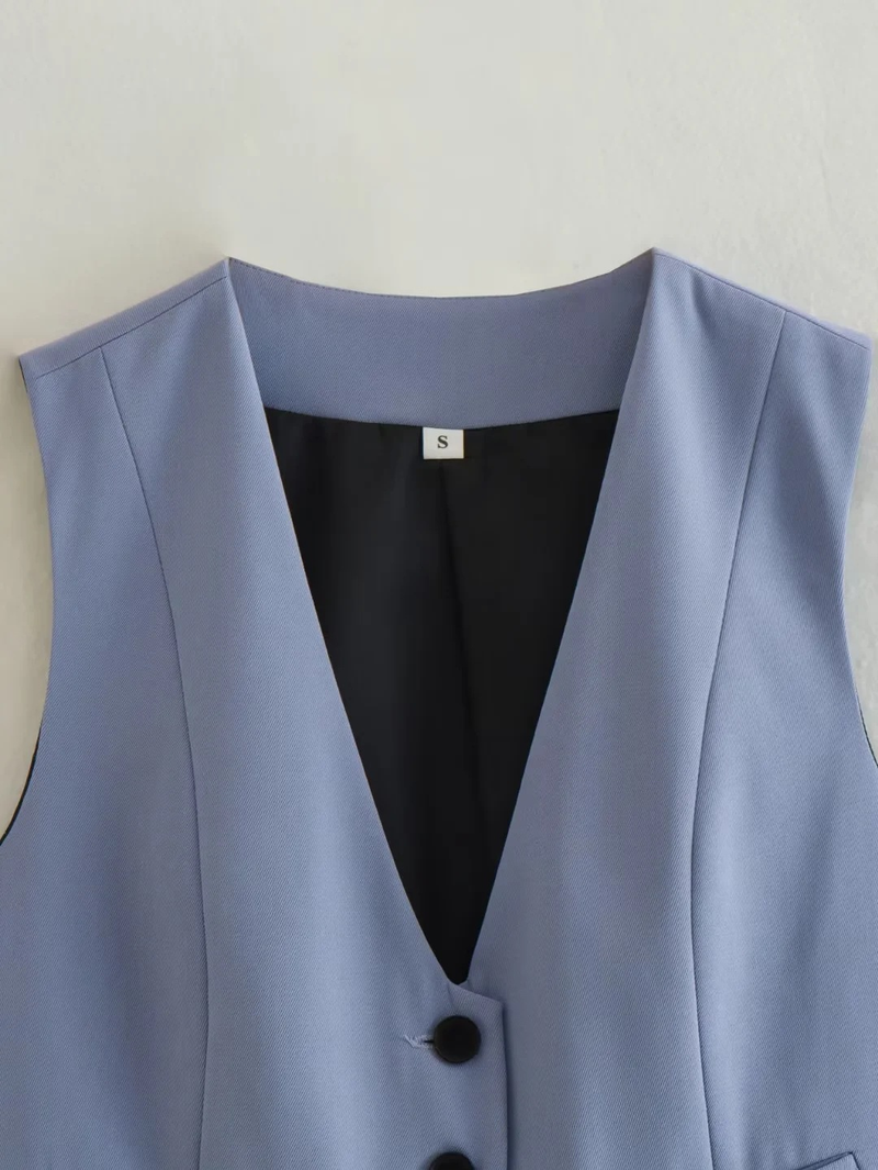 Dameskleding Zomer Casual Slim Vest Mouwloos Effen Kleur Dames Vest Top 8BS9531_voghion.com