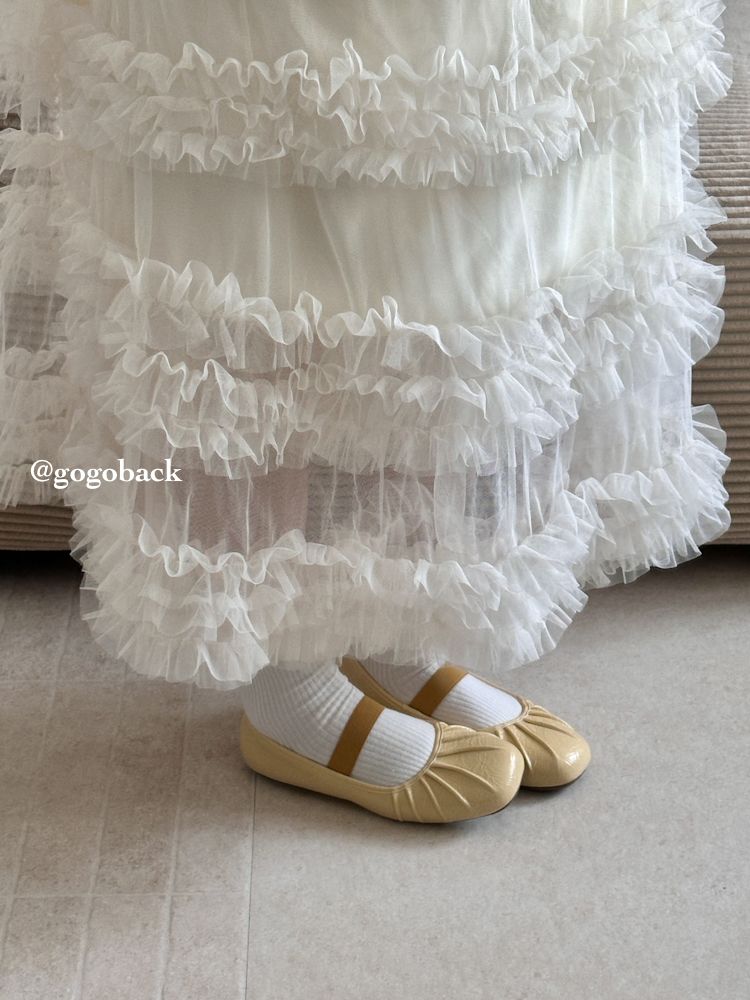 Lancui Ballet Girl ~ Style Flacher Mund Eierrolle Einzelschuh für Damen Ultraweiche Sohle Vielseitiger flacher Pendler-Mary-Jane_voghion.com