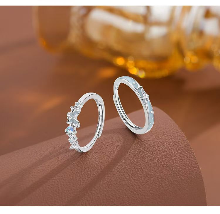Butterfly Ring For Women, Ins Style, Niche, High-End, Elegant, Simple, Best Friend Index Finger Ring, Couple Long_voghion.com