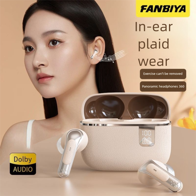 FANBIYA New True Wireless Bluetooth Earbuds Sports Noise Cancelling In-Ear Long Battery Life Compatible_voghion.com