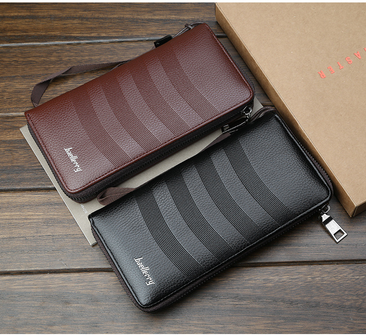 Baellerry Wallet High-quality Fashion Multi-card Slot Retro Long Wallet, Large-capacity Mobile Phone Bag_voghion.com