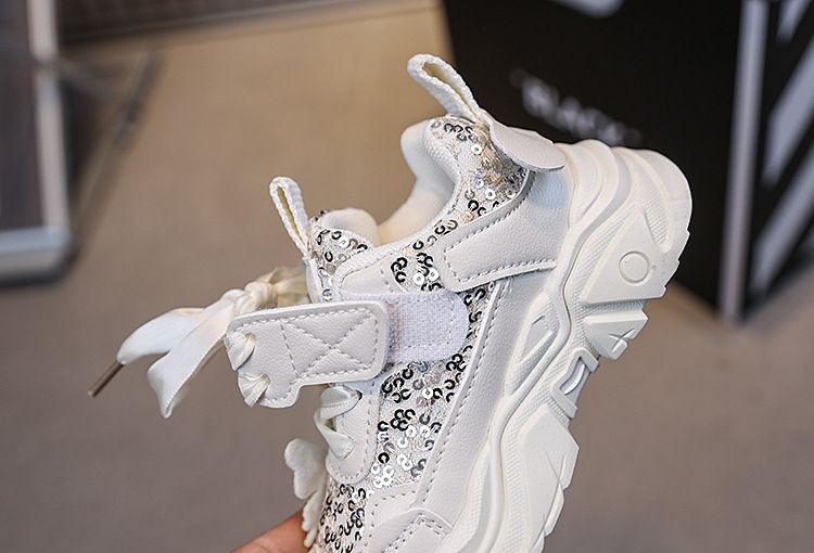 Mother & Kids Sneakers Baby Girl Princess Soft Sole Fashion Shoes Sequin Butterfly Shoes_voghion.com