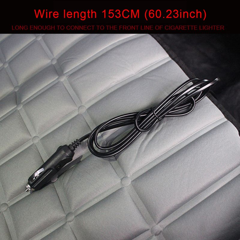 12V Universal Heated Cushion Backseat Heater Winter Warmer Seat Car Accessories Heating Pads Set_voghion.com