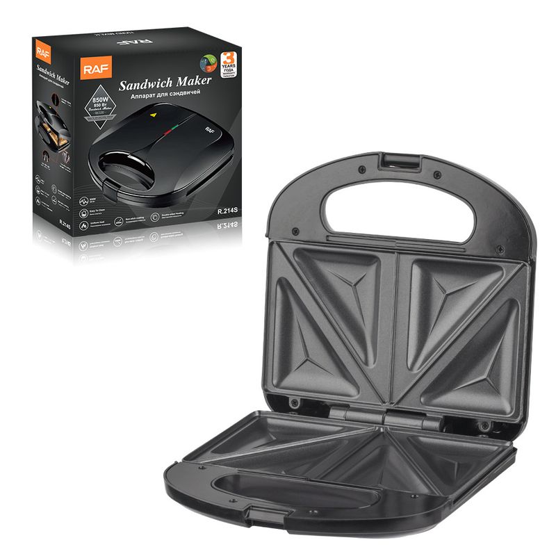 Tostapane multifunzione domestico RAmerican 110V, tostapane per colazione leggero, tostapane per bistecche riscaldante bifacciale_voghion.com