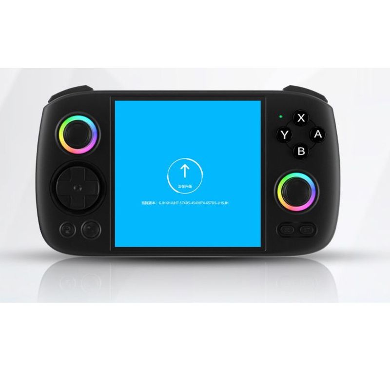 RG Cube Android 13 Connected To TV Square Screen Handheld Game Console 2024 Model With Controller And Ambient Light_voghion.com