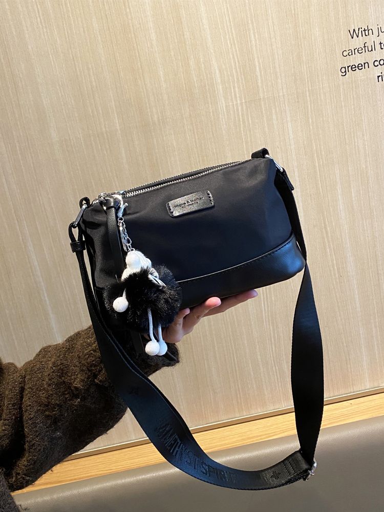 Fall And Winter Multi-Layer Crossbody Abrasion Resistant Waterproof Outdoor Women's Nylon Cloth Minimalist Korean-Style_voghion.com