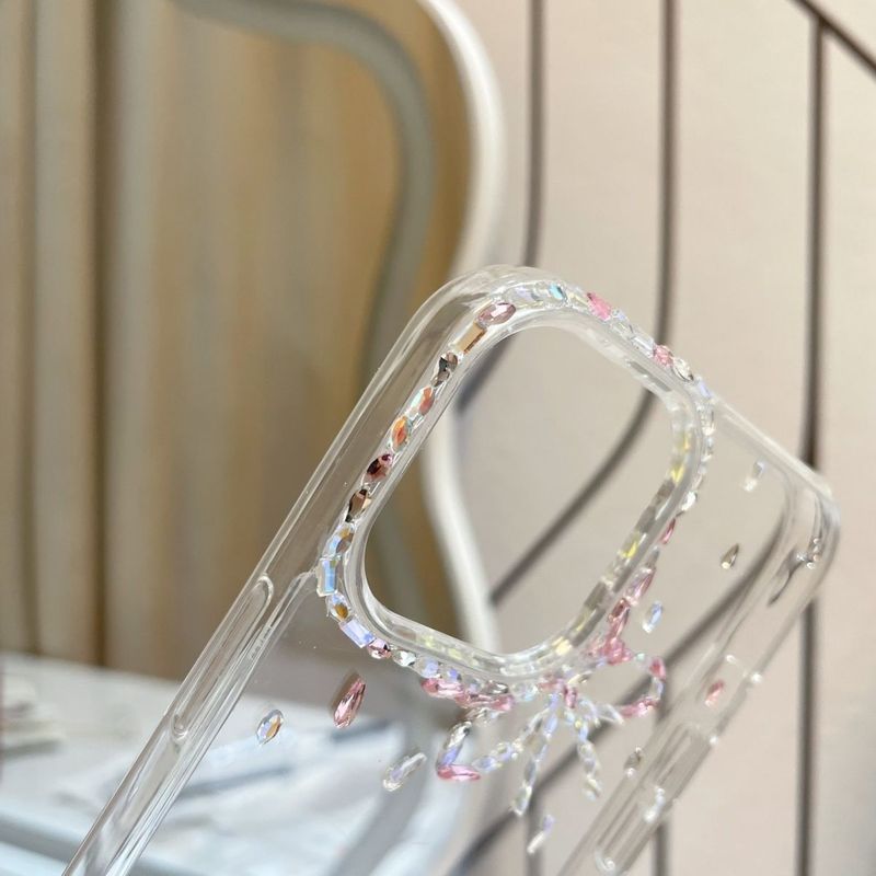 K9 Wen Jingling INS Transparente Telefonhülle für iPhone 14 Pro Max 15 Nische 13 12 Fee Simple_voghion.com