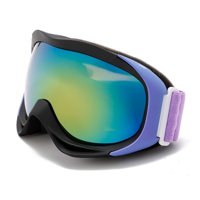 New Double-Layer Double-Color Spherical Frame Anti-Fog Ski Outdoor Sports Windproof Eye Protection Mountaineering Snow_voghion.com