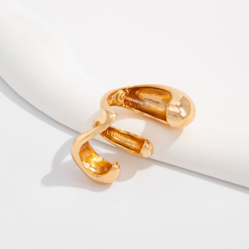 Orecchini pendenti con perle e girasole plissettati, linea di moda Ins, clip per orecchini a clip_voghion.com