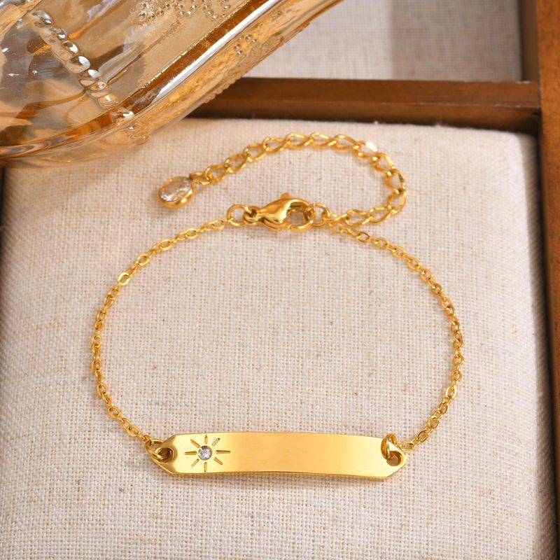 Braccialetti curvi in acciaio inossidabile dorato da donna e da bambino, gioielli alla moda e personalizzati con incisione_voghion.com