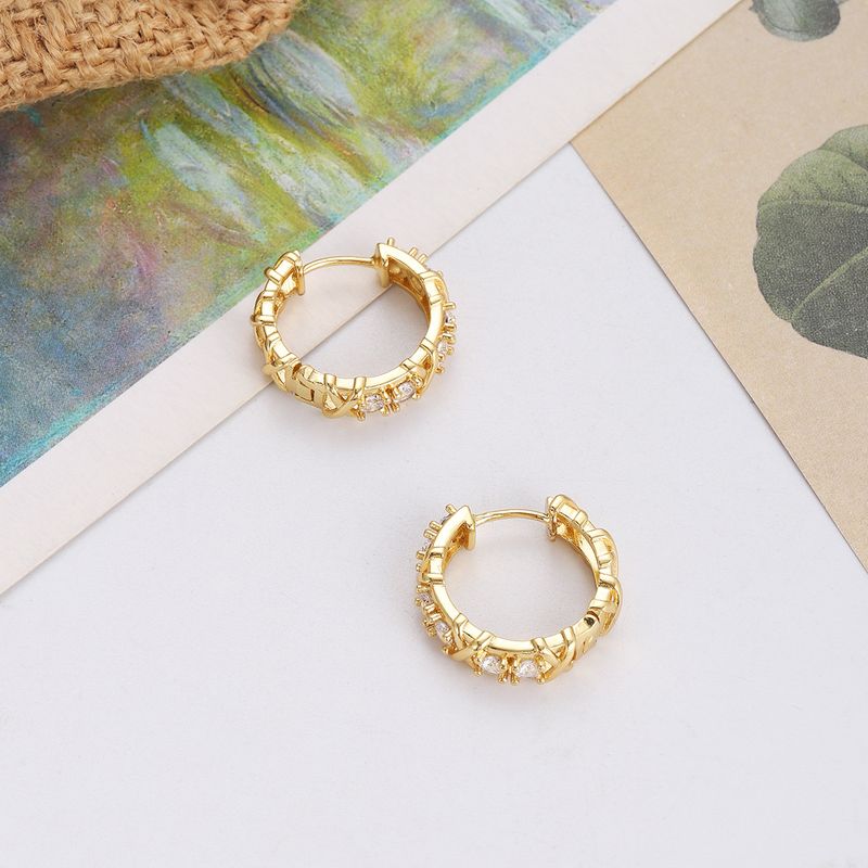 Gioielli e accessori semplici orecchini con micro zirconi intarsiati gioielli da donna di alta qualità da indossare ogni giorno regalo selezionato per la fidanzata_voghion.com