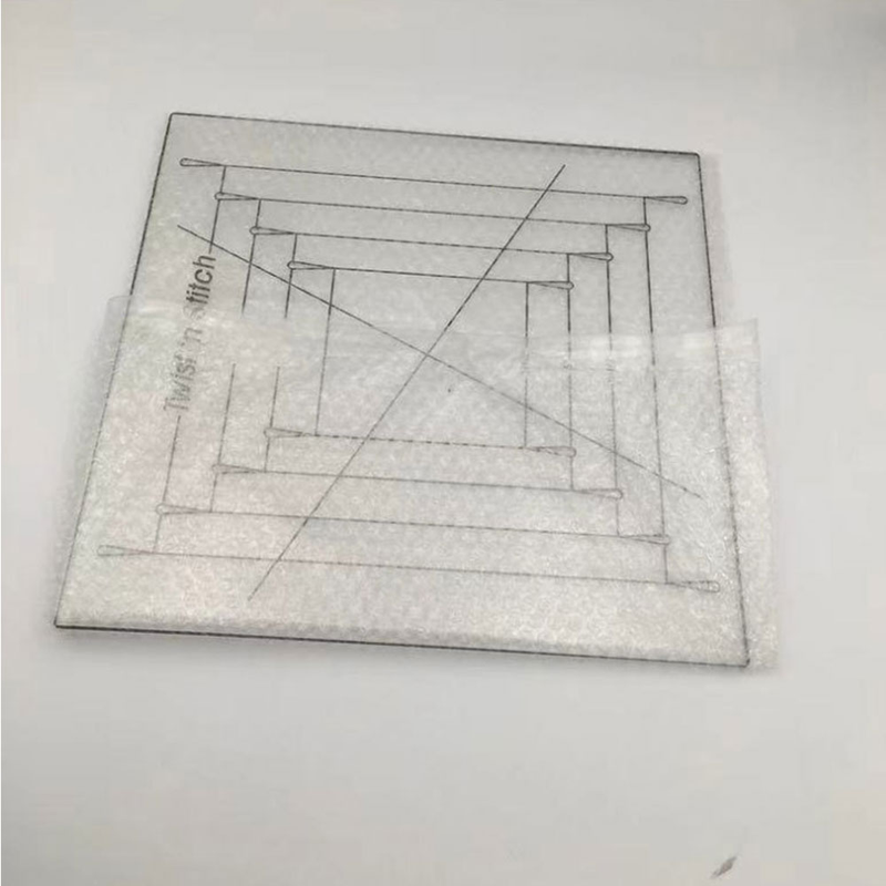 Multifunktionelt akryl geometrisk syning og patchwork lineal patchwork tegneværktøj_voghion.com
