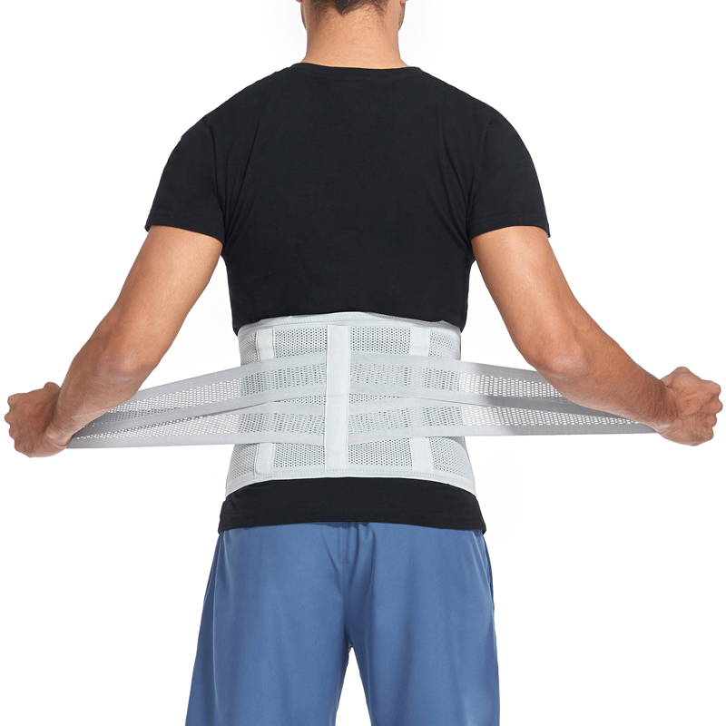 Destek Erkekler Bel Kemeri Sırt Ağrısı Bel Eğitmeni Düzeltici Kemer Spor Bel Koruyucu Ağırlık Kaldırma Spor Vücut_voghion.com
