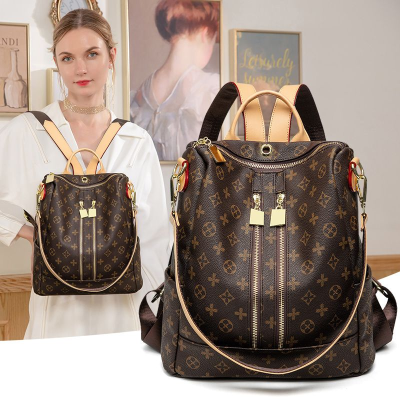 2023 Nova Moda Lazer Mochila Feminina de Grande Capacidade_voghion.com