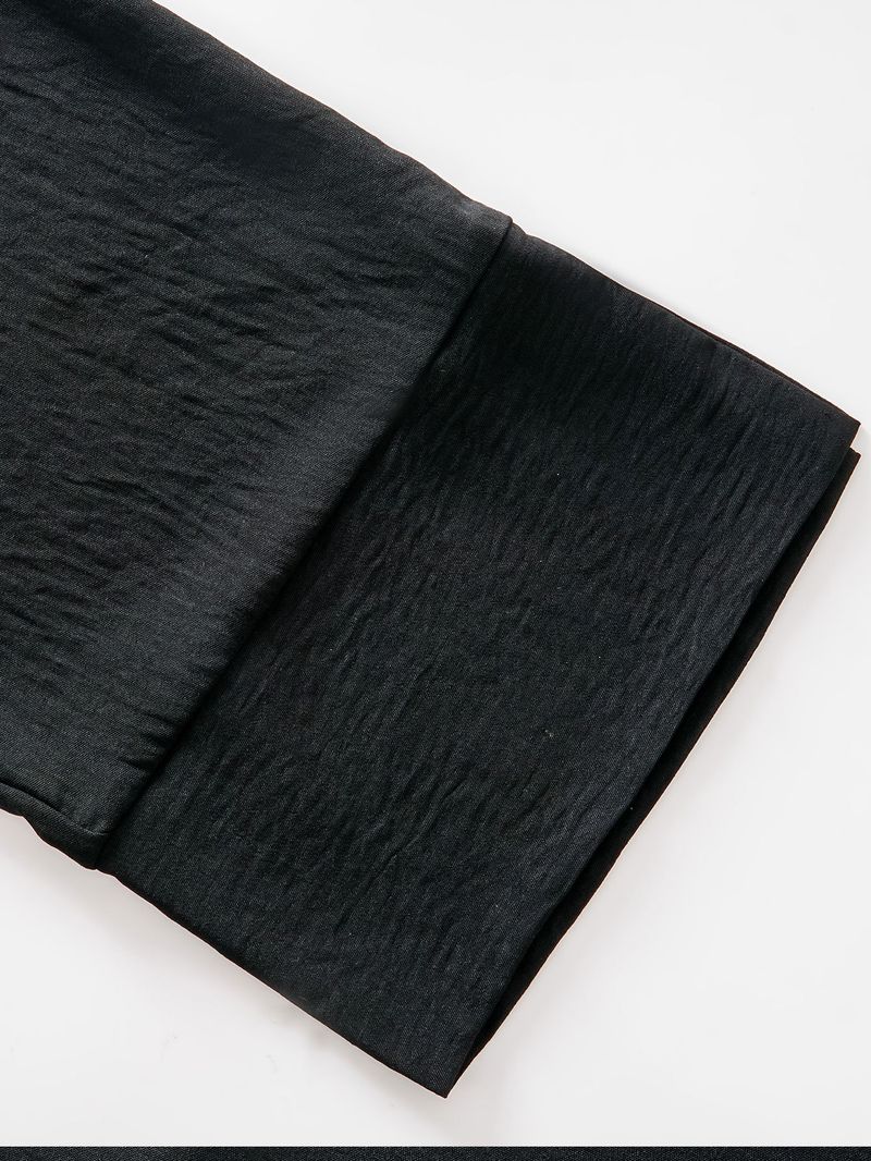 Damenbekleidung im neuen Stil, einfarbige Manschetten, Schlitz, nahöstliche muslimische Kleidung, langer Rock, modische und elegante Bluse, Kleid, Robe_voghion.com