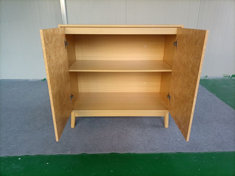 Buffetschrank Landhausstil Mit Massivholzbeinen, Verstellbaren Regalen_voghion.com