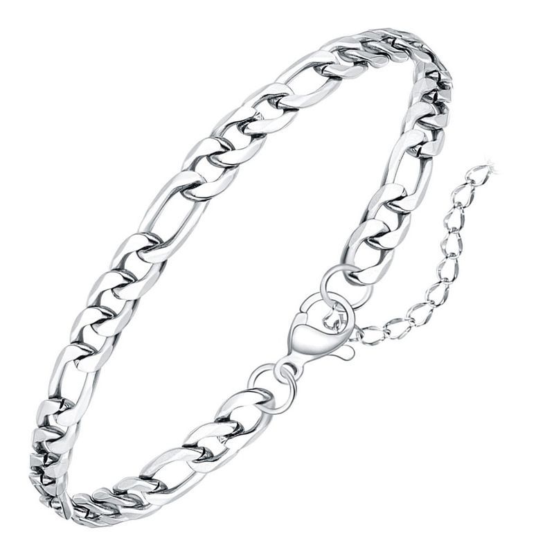 Supertextuur gladde Cubaanse heren hiphop trendy roestvrij titanium stalen armband nieuwe stijl_voghion.com
