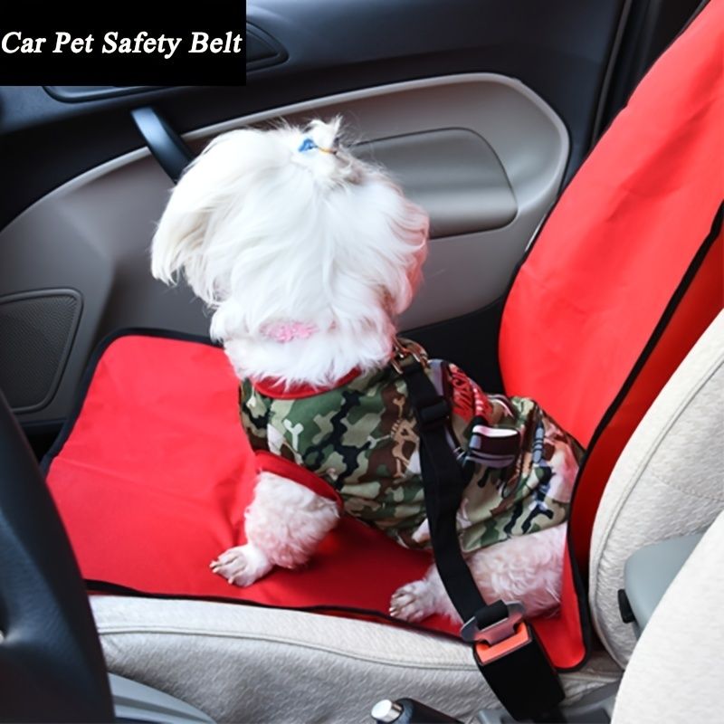 1 arnés de seguridad ajustable para coche, para perros y gatos._voghion.com