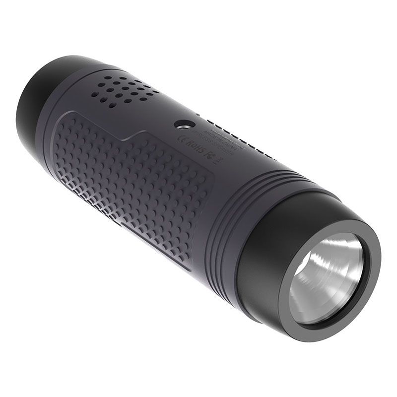 A2 daudzfunkcionāls basu bezvadu Bluetooth skaļrunis, iebūvēts mikrofons, atbalsta Bluetooth zvanu un AUX un TF karti un LED gaismas (pelēkas)_voghion.com