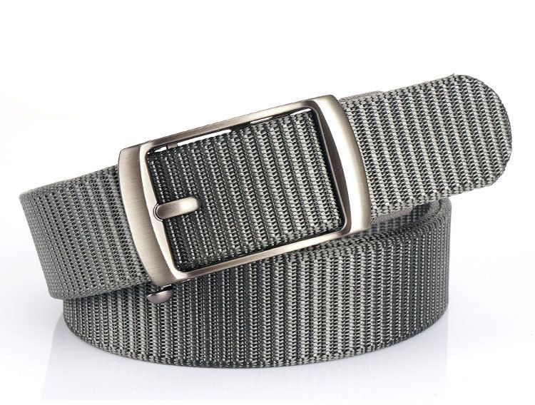Legierung Oberbekleidung Zahnlos Automatische Schnalle Nylon Mode Lässig Leichte Luxus Textur Gürtel_voghion.com