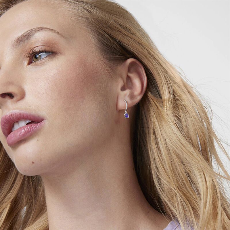 Peach Bear S925 Sterling Sølv Bear Øreringe Cold Style Light Luxury Simple Girl Accessories_voghion.com