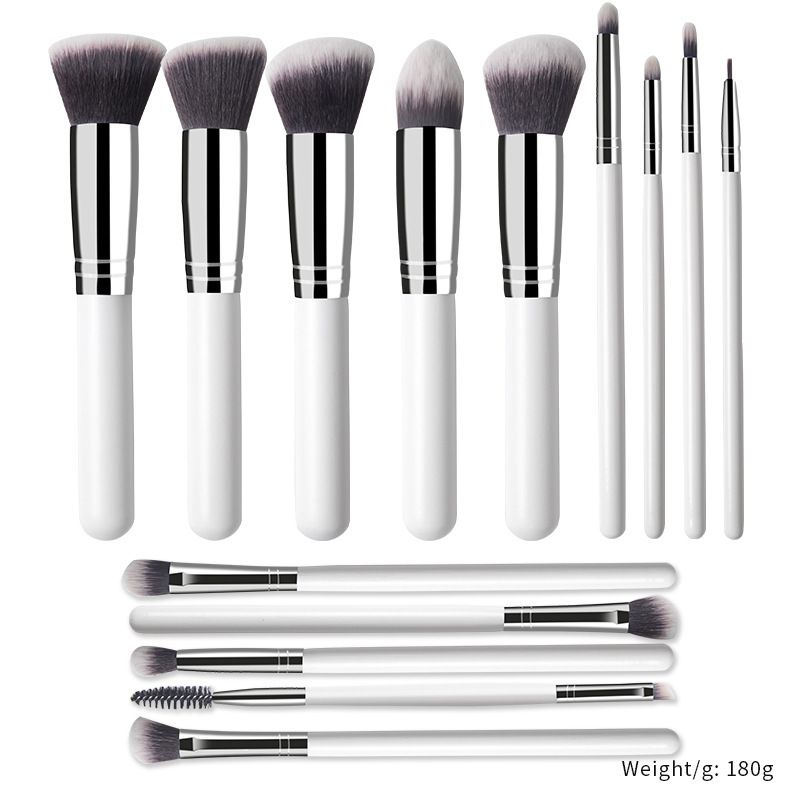 14-teiliges Make-up-Set, loses Puder, Foundation-Pinsel, weiche Borsten, Cangzhou_voghion.com
