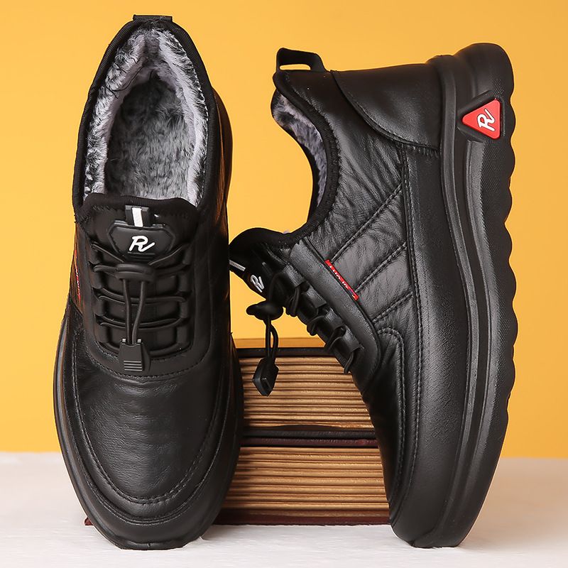 Winter Old Beijing Men, Made Of All Cotton Plush, Thickened Warmth Anti Slip, Suitable Middle-aged Elderly People In_voghion.com