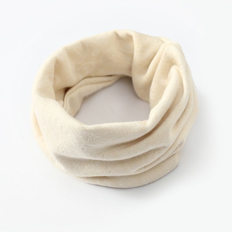Pure Cotton Straight Warm Gaiter For Men And Women, Neck Warmer, Autumn Riding Windproof Face Mask, Versatile Solid_voghion.com