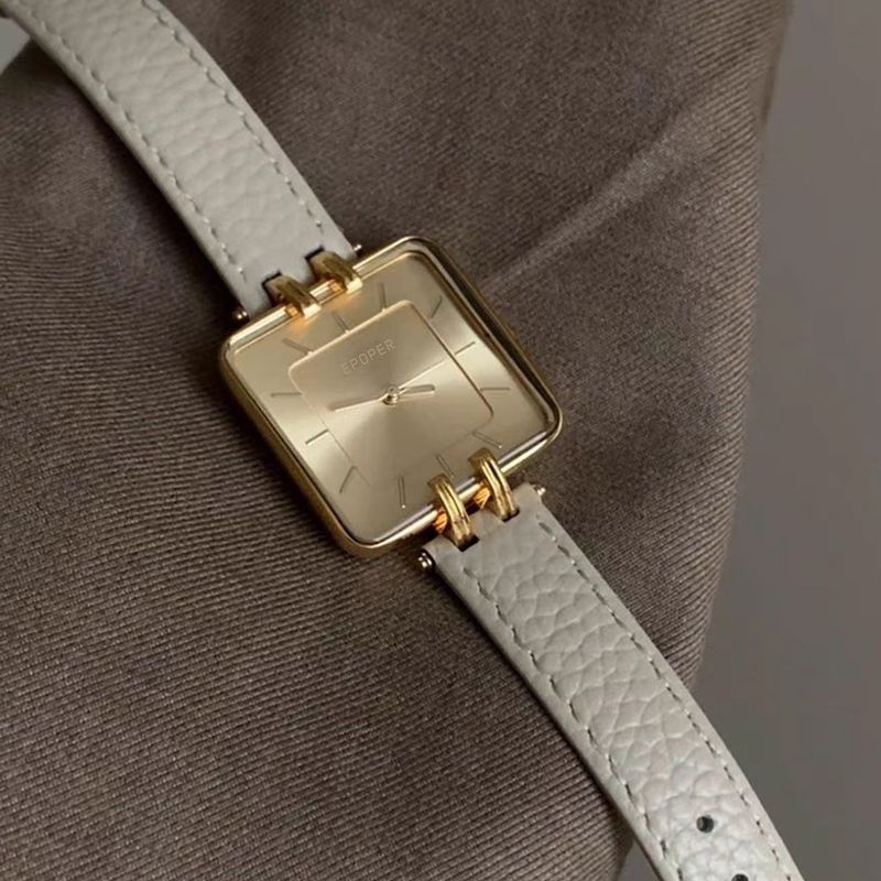 Dameshorloges Mode Zakelijk Vierkant Grote Wijzerplaat Dames Eenvoudig Retro Temperament Casual Waterdicht Quartz Horloge_voghion.com