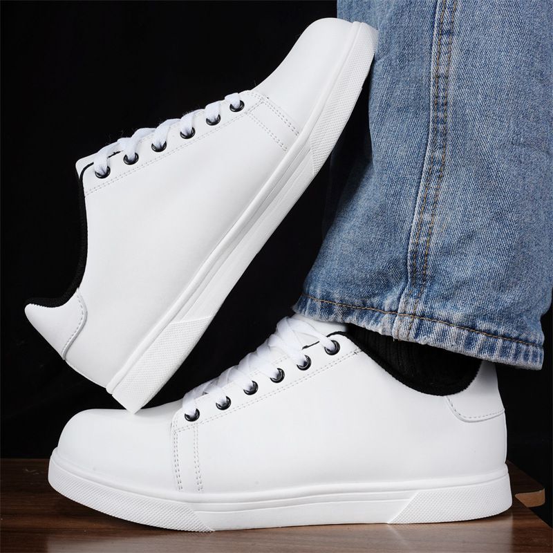 Neu Putian Weiße Turnschuhe Unisex Fleece-Gefüttert Modische Casual Herren Sport_voghion.com