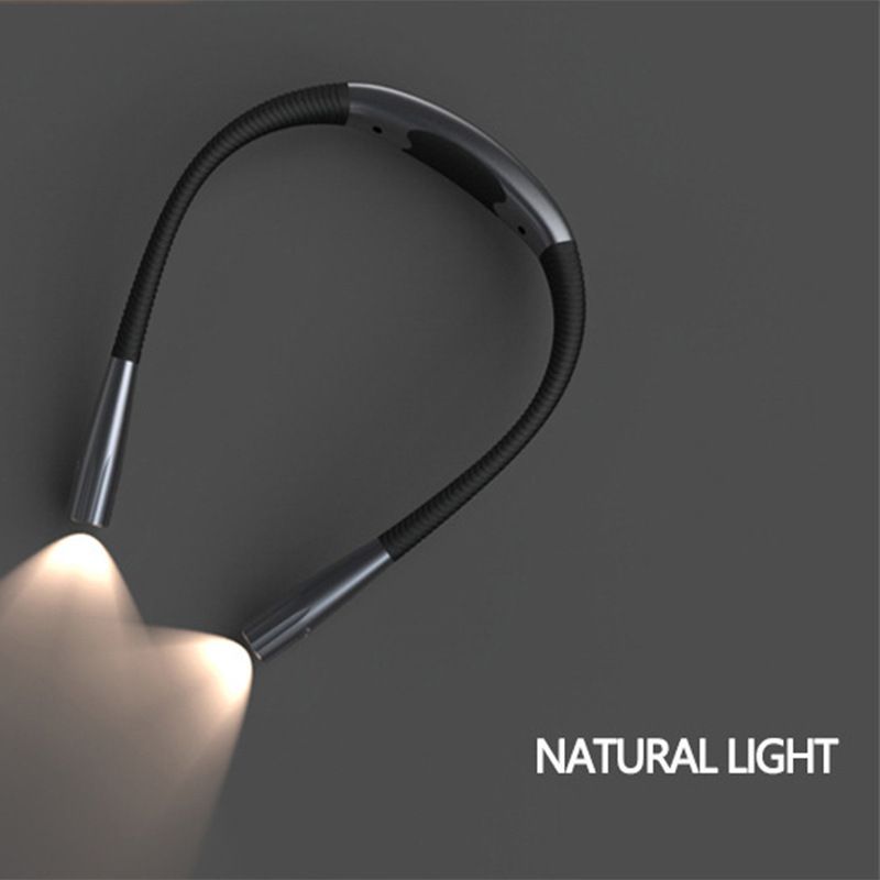 LED hanging illumination night neck reading eye protection desk lamp three color dimming_voghion.com