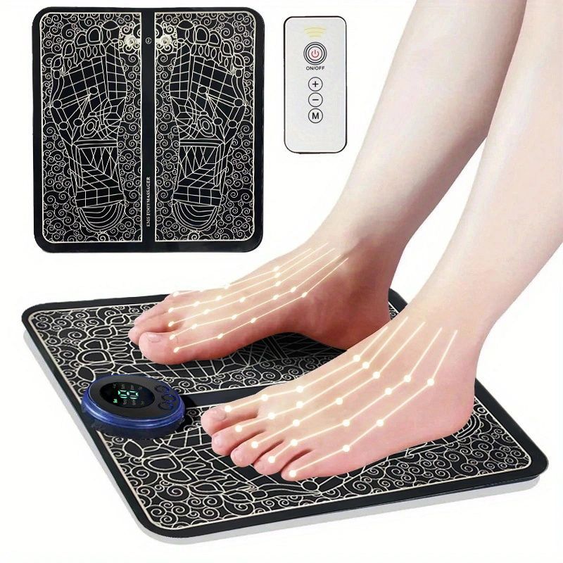 Per USB wiederaufladbare Fußmassagematte – Entspannen und regenerieren Sie Ihre Füße mit Beindurchblutung und Massage – das perfekte Geschenk für Eltern, Ehefrau und Ehemann_voghion.com