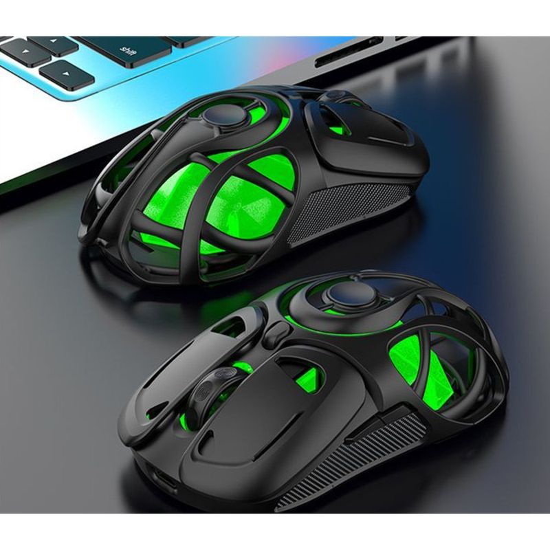 Souris sans fil tri-mode Viper X10, Bluetooth, filaire, légère, design creux, pour jeux, e-sports, ordinateur de bureau et portable_voghion.com