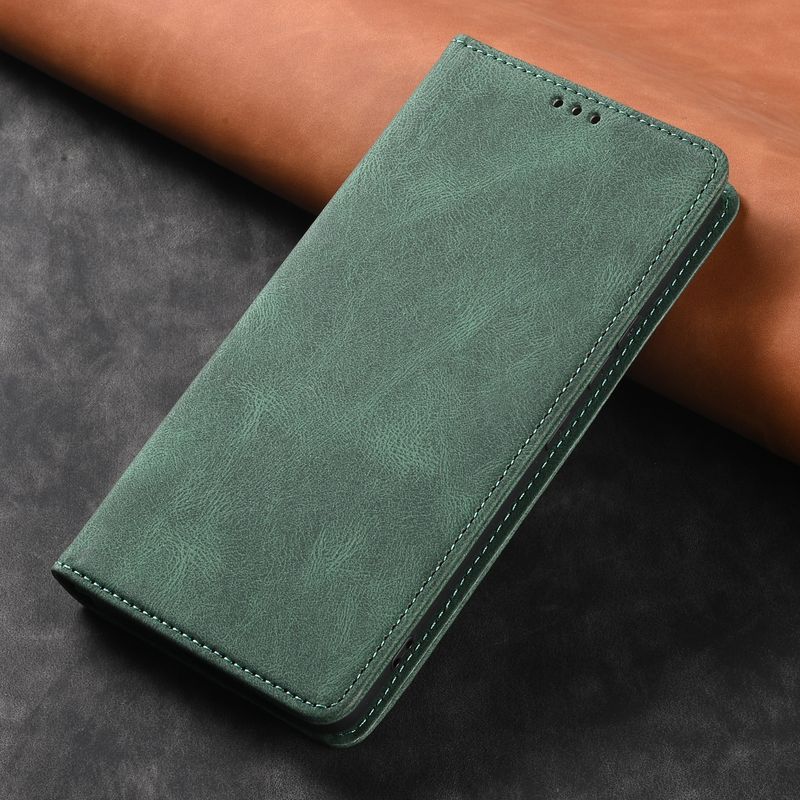Funda tipo libro de cuero con tapa para Samsung Galaxy S23, S22, S21, S20 FE, S24 Plus, S25 Ultra, tarjetero, funda protectora_voghion.com