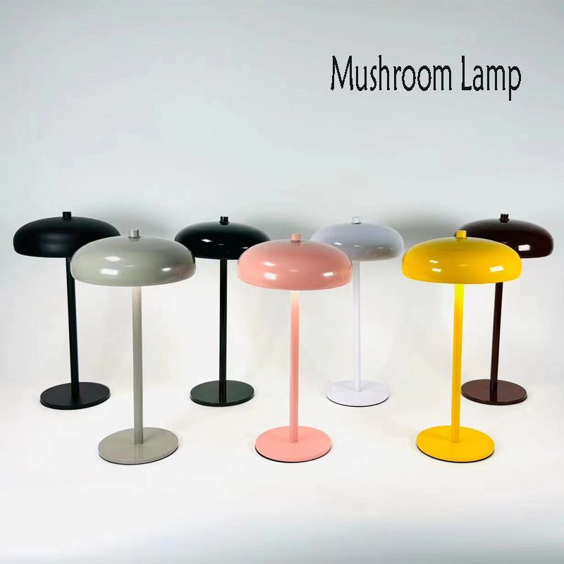 Lampada da comodino a LED ricaricabile, stile nordico, con touch screen, per tavolino da caffè, decorazione per camera da letto, studio, comodino, scrivania, luce notturna_voghion.com